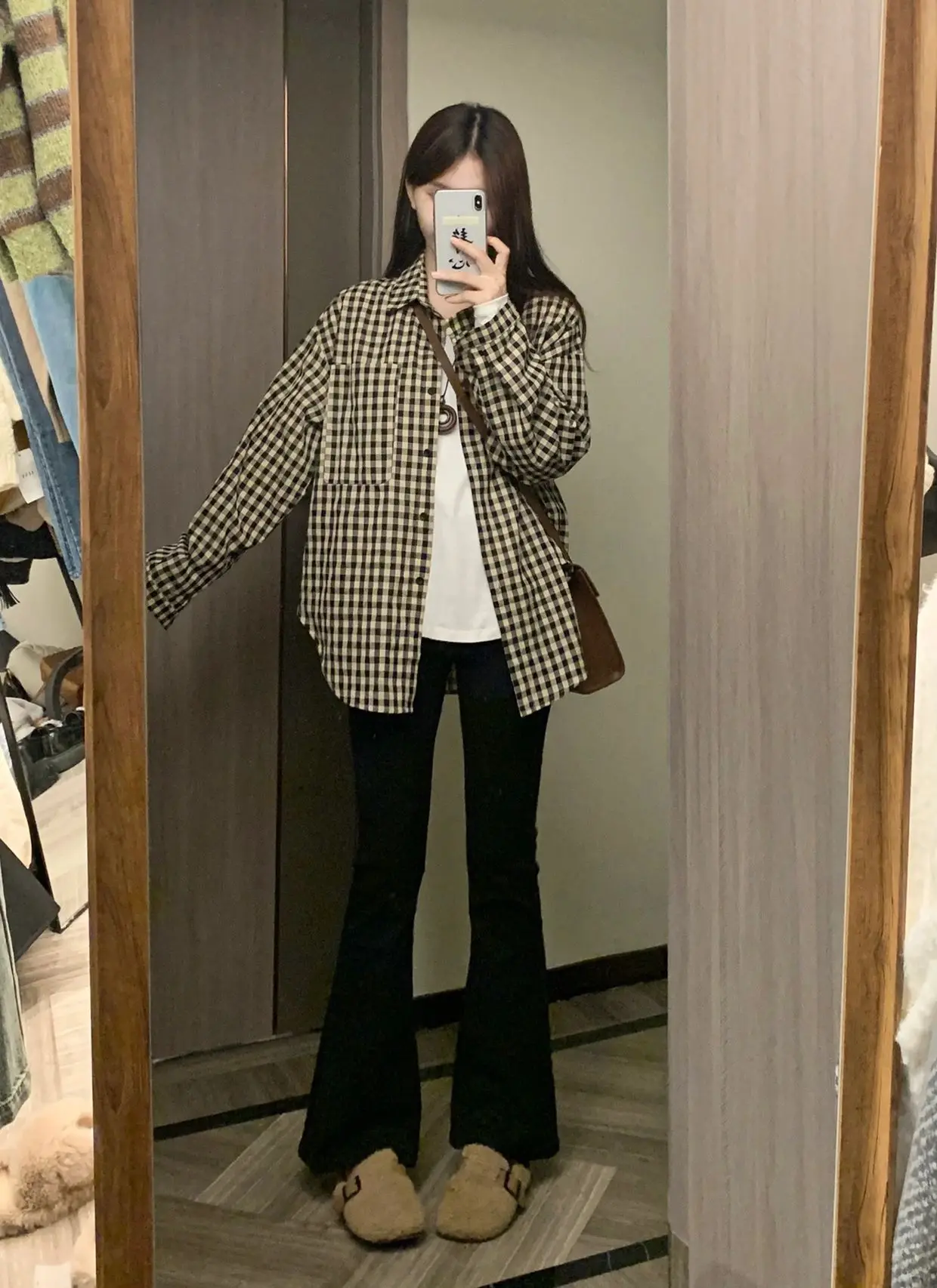 High Waist Bla Bell Bot Jeans Women's Elastic Slimming Long Trousers Trendy Cotton Stretch Denim Anti-Wrinkle Winter Fas...