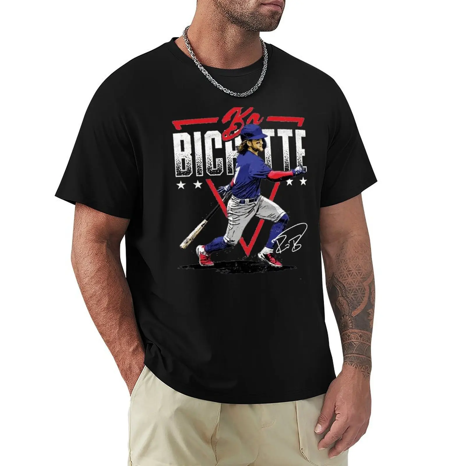 

Bo Bichette T-Shirt cotton graphic tees custom t shirt designer shirts shirts men graphic