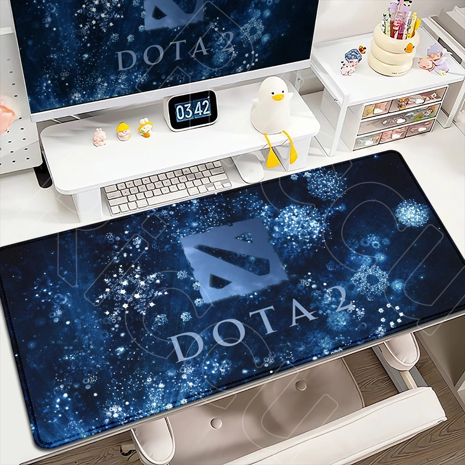 

Dota2 Large Computer Mouse Pad Gaming Mousepad Rubber Non-slip Base Table Mat Xxl Lock Edge Keyboard Mice Pad Office Accessories