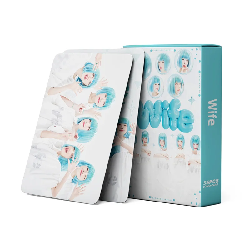 55 sztuk/zestaw KPOP (G)I-DLE Album żona zwraca singiel Lomo Card YUQI Minnie SOYEON SHUHUA MIYEON pocztówka Gidle Girl fotokartka na prezent