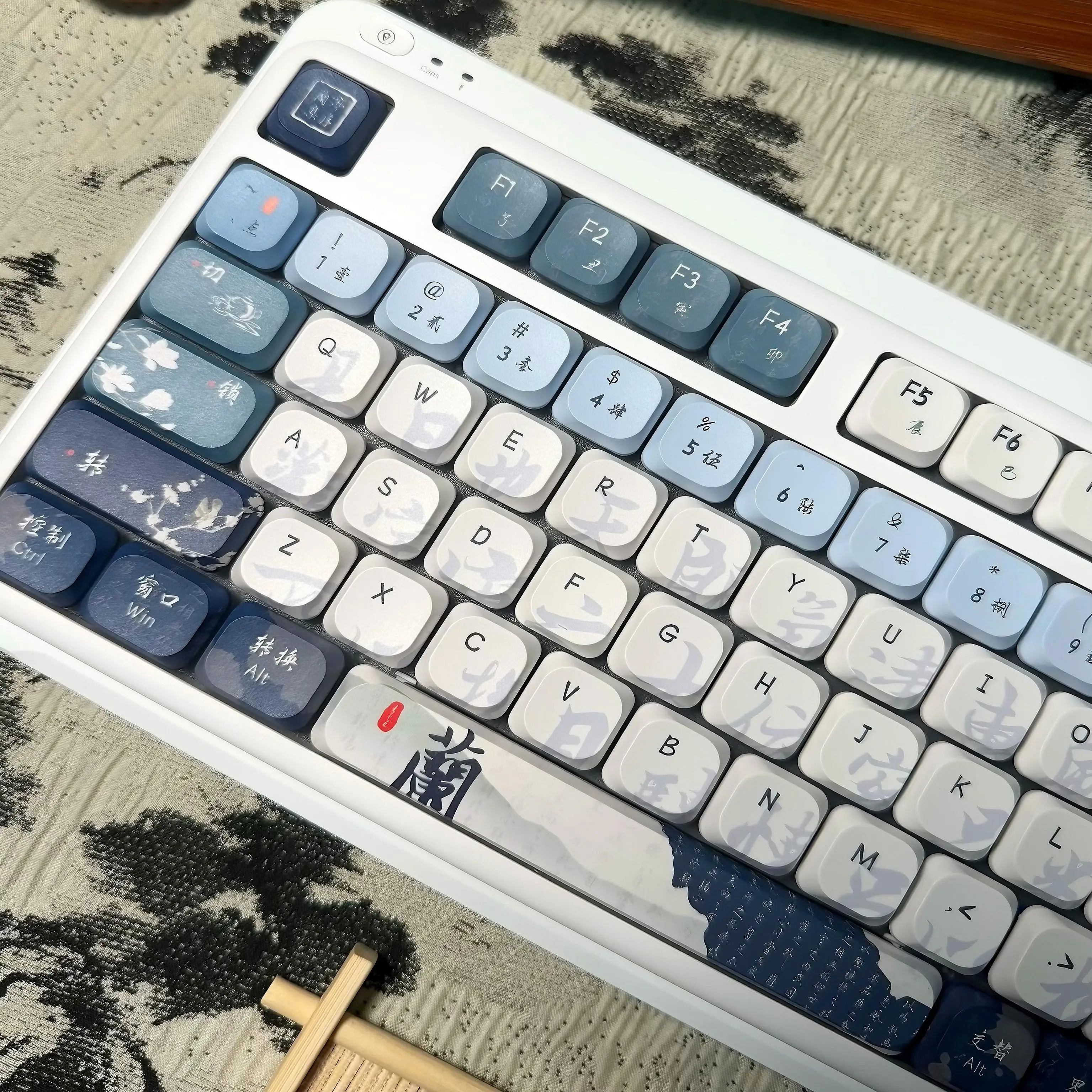 ロープロファイルキーキャップ 120 キー 5 ミリメートル ADA キーキャップダブルショット PBT キーキャップ MX スイッチ 60% 65% 75% ゲーマーメカニカルキーボードキャップ