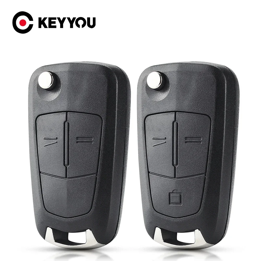 KEYYOU Remote Key Case Shell For Vauxhall Opel Corsa Astra Vectra Signum Antigo Omega Suprema Agile Montana HU100 Blade