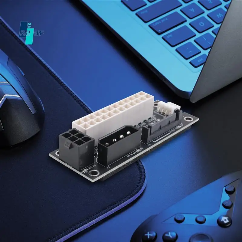 

A23F-4 в 1 Molex 4Pin/SATA/ATX 6Pin/4Pin двойной блок питания несколько адаптеров питания синхронная плата питания добавьте 2 блока питания со светодиодом