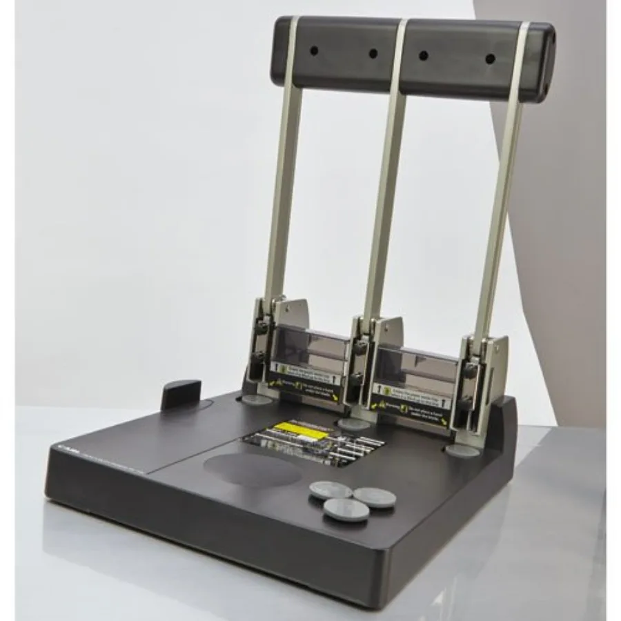 XHC150N Heavy Duty 3Hole Punch with 150 Sheet Capacity for HighVolume Document Processing Precision Alignment System Ensur