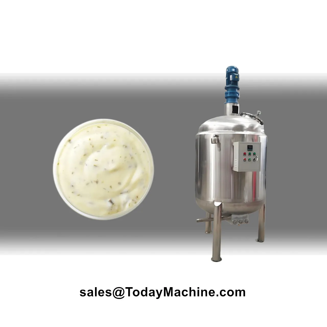 Stainless Steel Liquid Detergent Homogenizing Mixer Tank Heating Liquid Mixing Tank