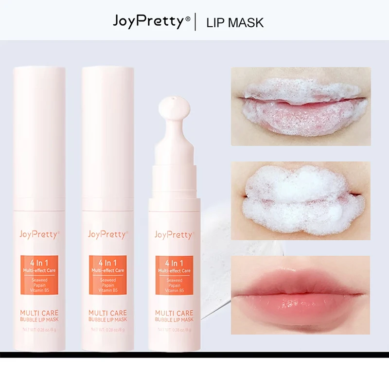 

Bubble Lip Mask Whitening Moisturising Treatment Dark Lip Brightening Dullness Removal Exfoliation Lip Skin Care Beauty Health