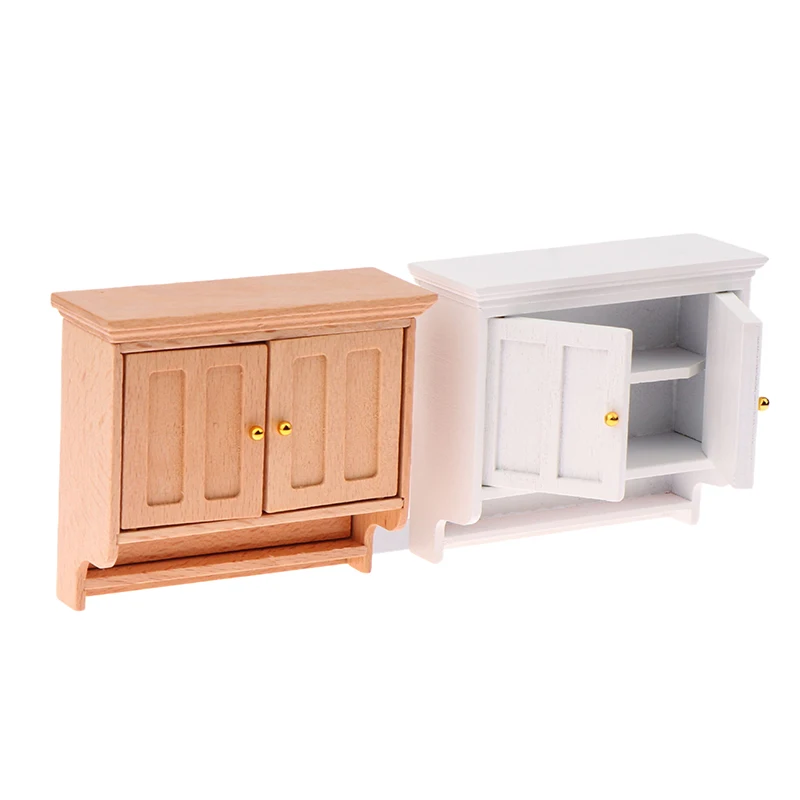 1 pçs 1/12 casa de bonecas em miniatura armário parede prateleiras modelo casa bonecas acessórios boneca casa armários móveis decoração brinquedo