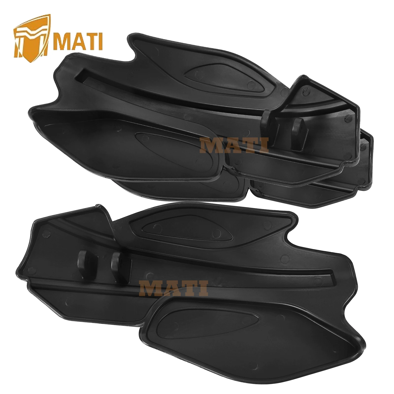 M MATI Black Hand/Wind Guard Kit for Snowmobile Switchback Assault 800 600 Rush 800/600 Pro R RMK 800 600 2876846 2879380 image 6
