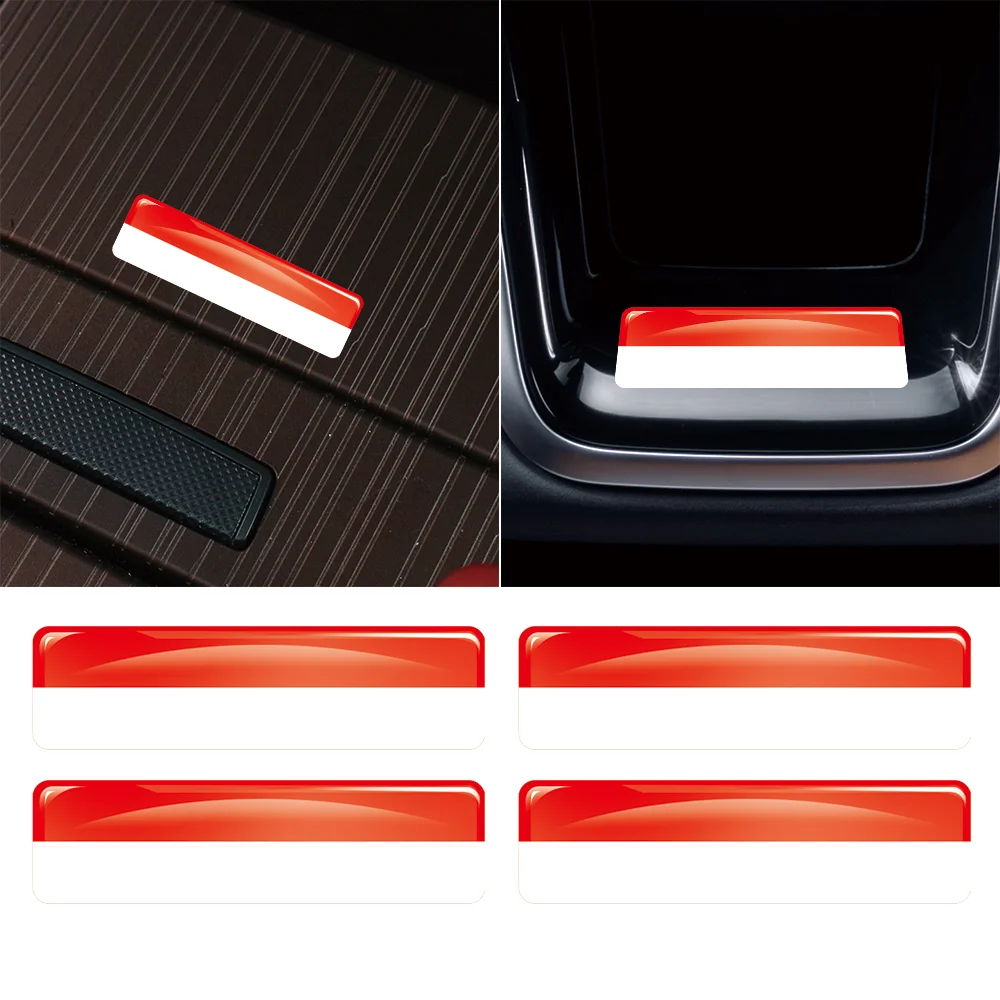 

4/10/20pcs Indonesia Flag Vietnam Epoxy Decorative Sticker 3D Motorcycle Tank Decals Stickers Case Strong Stickiness Accessories