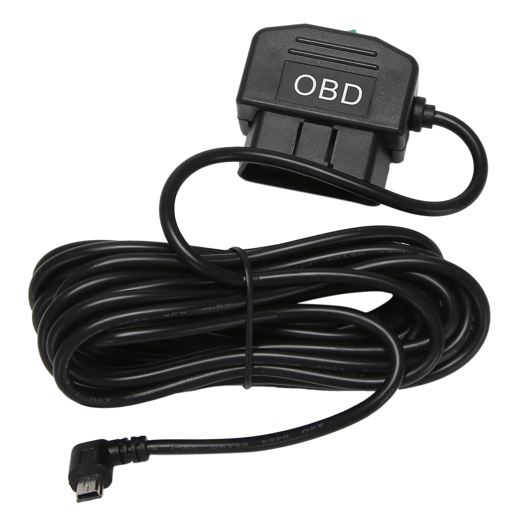 

Output 5V 3A USB Ports Car OBD Adapter Power Box 3.5 Meters Cable Switch Line for DVR Charging (V3