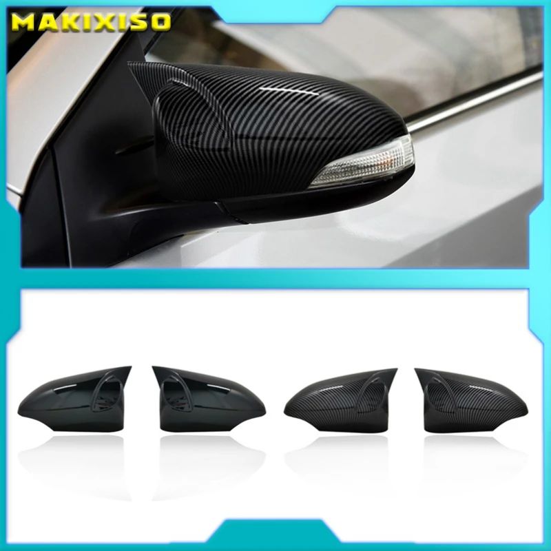Side Wing Rearview Mirror Cover Cap For Toyota Corolla 2014 - 2017 Carbon Fiber High Quality Types Accessories