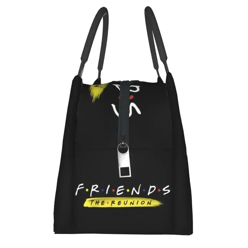 Friends Reunion Insulated Lunch Tote Bag for Women Comic TV Show Resuable Cooler Thermal Food Lunch Box Outdoor Camping Travel