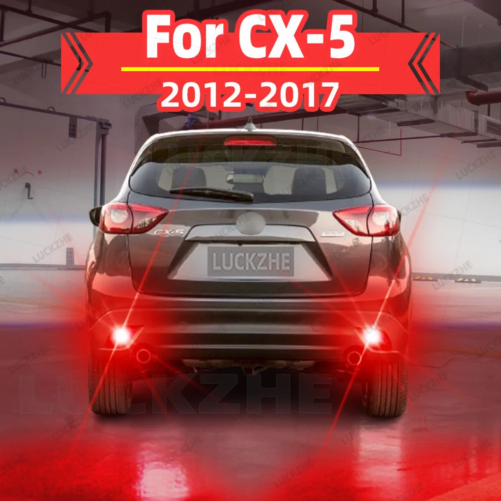 

2pcs Rear Fog Light For Mazada CX-5 CX5 2012 2013 2014 2015 2016 2017 GEN1 without DRLs