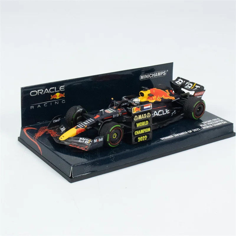 

MINICHAMPS 1:43 2022 F1 RB RACING RB18 #1 MAX WINNER JAPANESE GP 2022 Model Car