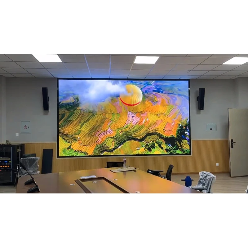 Layar LED Kustom Tahan Air 4K 8K P4 Video Wall Panel Layar Indoor Untuk Studio Konferensi Aula Multifungsi HallChip O