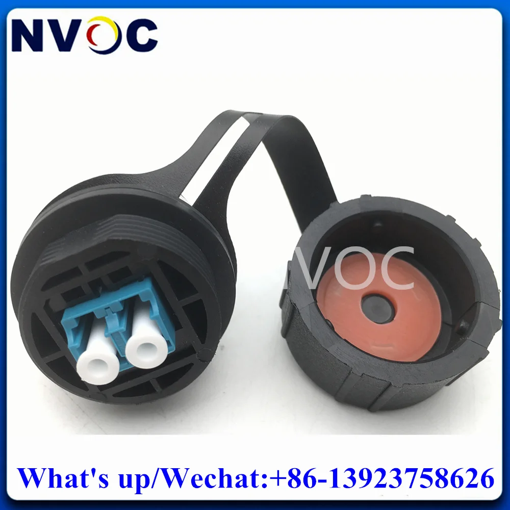 Free Shipping Outdoor IP67 MPO Bulkhead Fiber Optic Adapter/Mating Sleeve with Dust Cap,ODVA-LC/SC/MPO Fiber Adaptor Connector