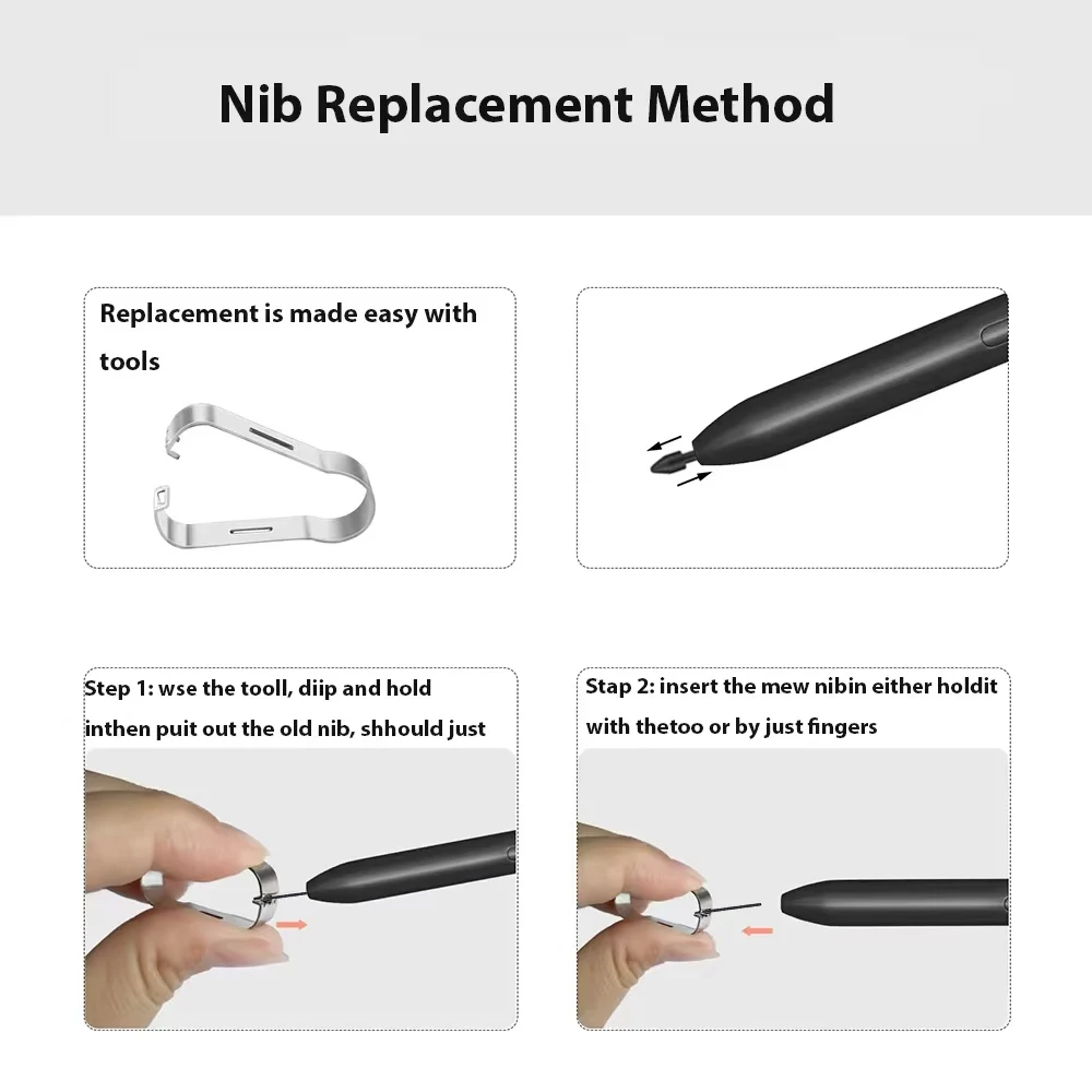 Tablet Pen Stylus Touch Pencil S Pen für Samsung Galaxy Tablet Tab S8 S9 S9 FE S7 FE S6 Lite S7+ S8+ Touch Pen ohne Bluetooth