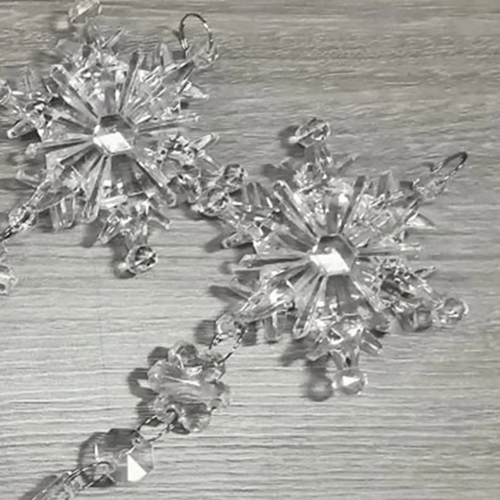 クリスマス雪の結晶氷柱クリアアクリル雪の結晶オーナメント、お祭り、結婚式、パーティーの記念品、クリスマスツリー、記念日に