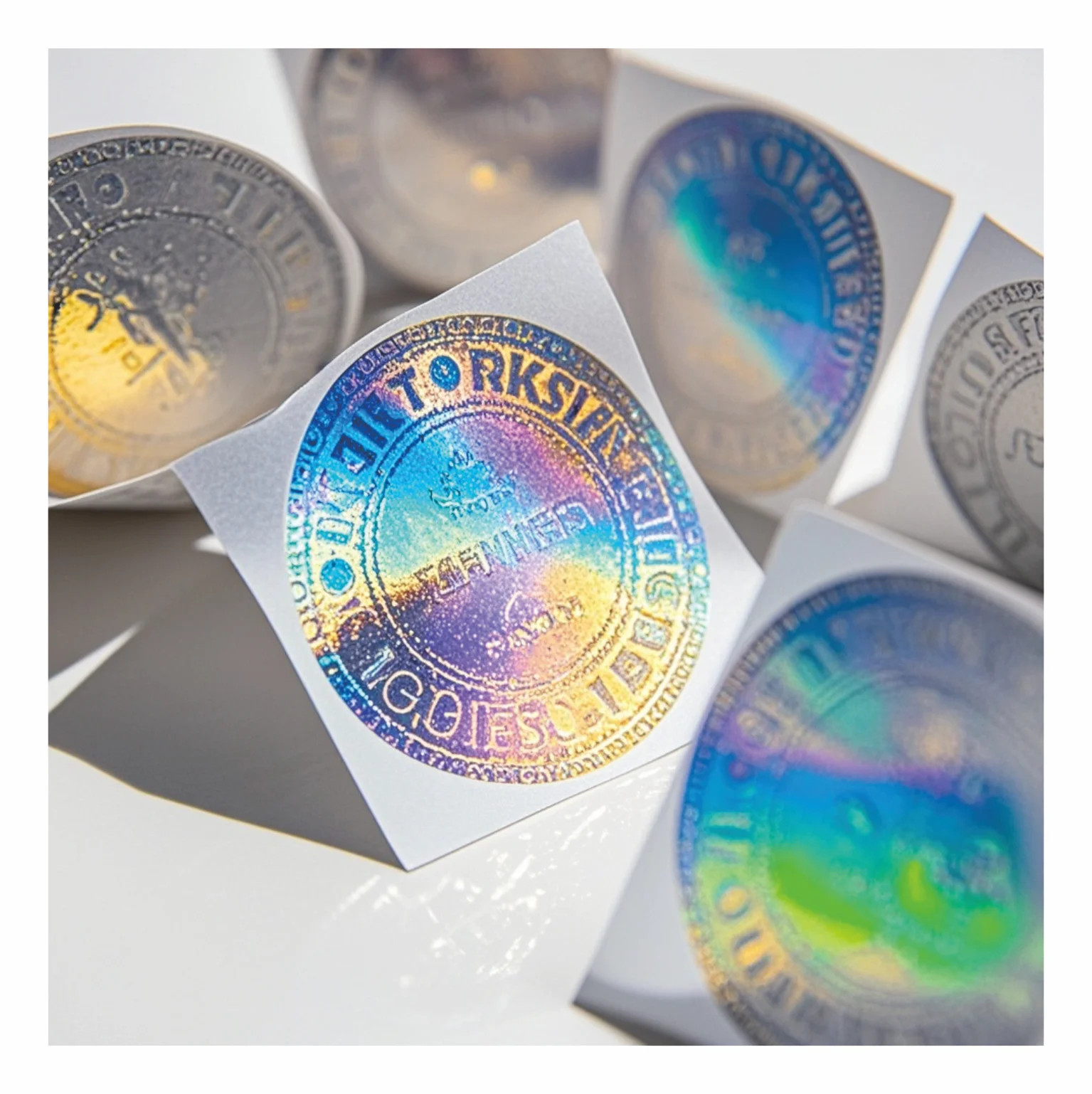 Brand New Printing Custom Die Cut Laser Hologram Stickers Glossy Die Cut Stickers With High Quality
