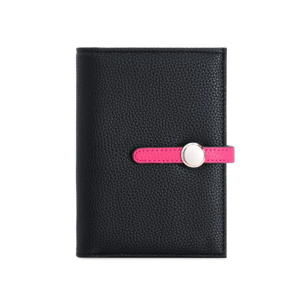 

Card Holder PU Passport Bag Passport Cover Airplane Check-in Fold Purse Ticket Holder Card Case Passport Clip Travel Accessories