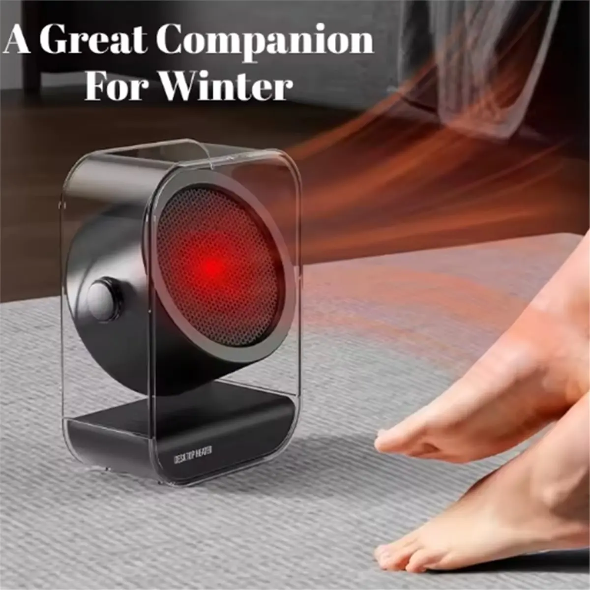 

Новый керамический настольный обогреватель PTC 2026 года с быстрым нагревом – для дома и офиса, портативный зимний обогреватель, вилка EU