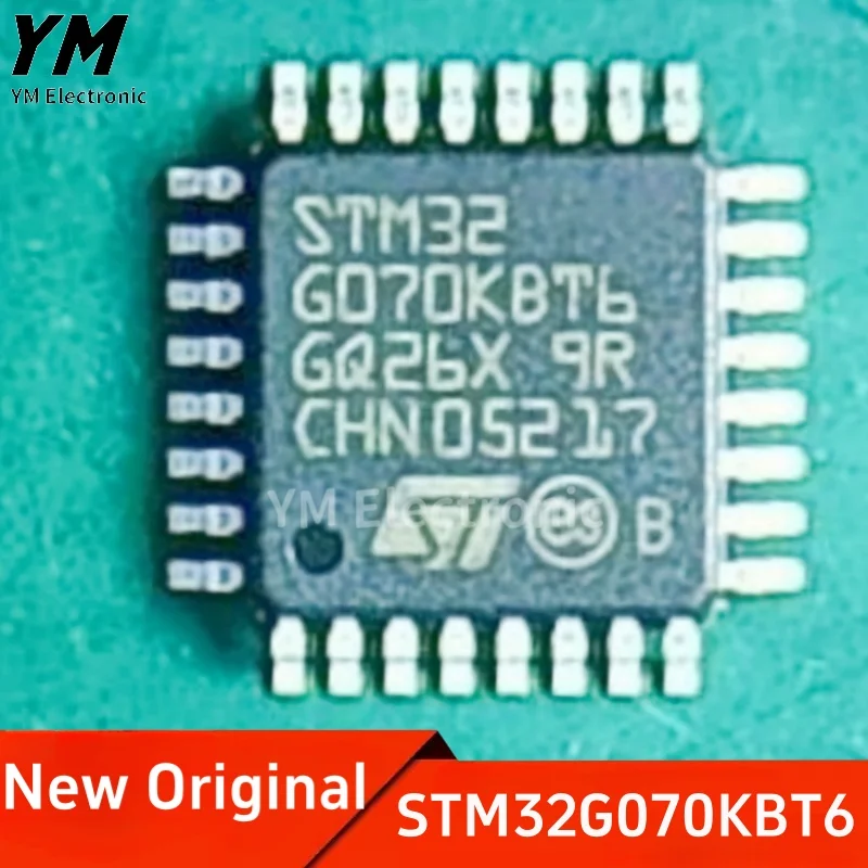 

New Original STM32G070KBT6 LQFP-32 ARM Cortex-M0+ 32-bit Microcontroller MCU