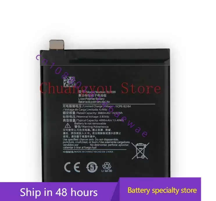 for Oppo Oneplus7pro OnePlus 7pro 1 7pro Mobile Phone Battery 1 plus 7 Blp699 Battery