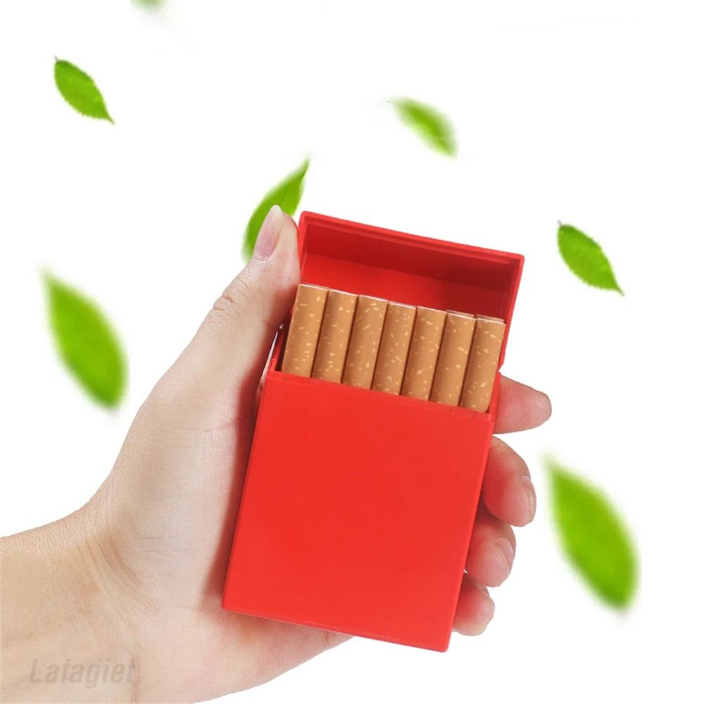 Silicone Waterproof Cigarettes Case Boxes For 20 pcs Cigarettes Storage Box Creative Colorful Tobacco Men Smoking Accessories