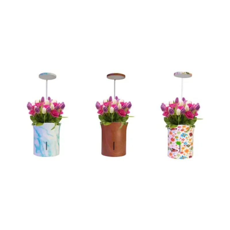 New design Smart wifi Connected flowerpot Smart Hydroponic flowerpot LED grow light