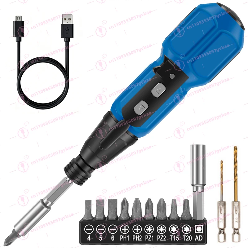 

Электрическая аккумуляторная отвертка, набор электроинструментов для дома, ремонтный комплект для электрика с LED-подсветкой