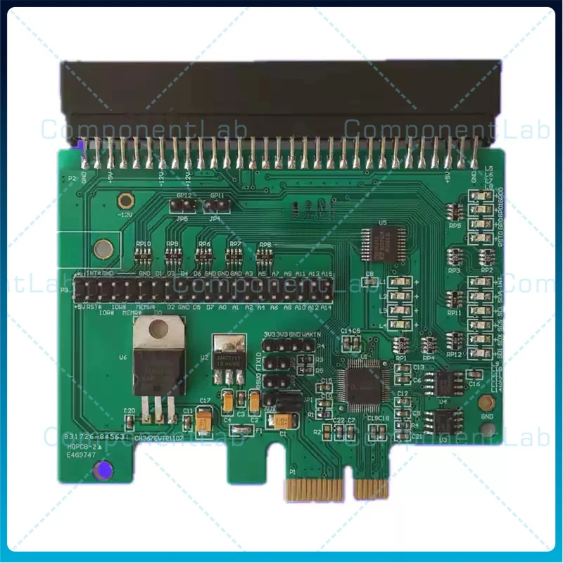 

CH367L CH368L‑EVT PCIe General Interface Board WCH PCI Express to 8/32Bit Parallel Bus Evaluation Development Card