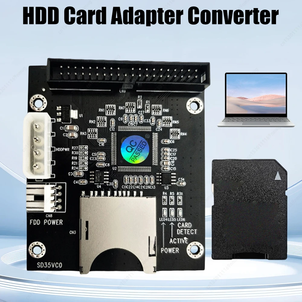 

SD Memory Card To 3.5inch 40Pin IDE Hard Disk Drive Adapter 40Pin IDE Hard Drive Adapter Converter for Dos Linux Windows