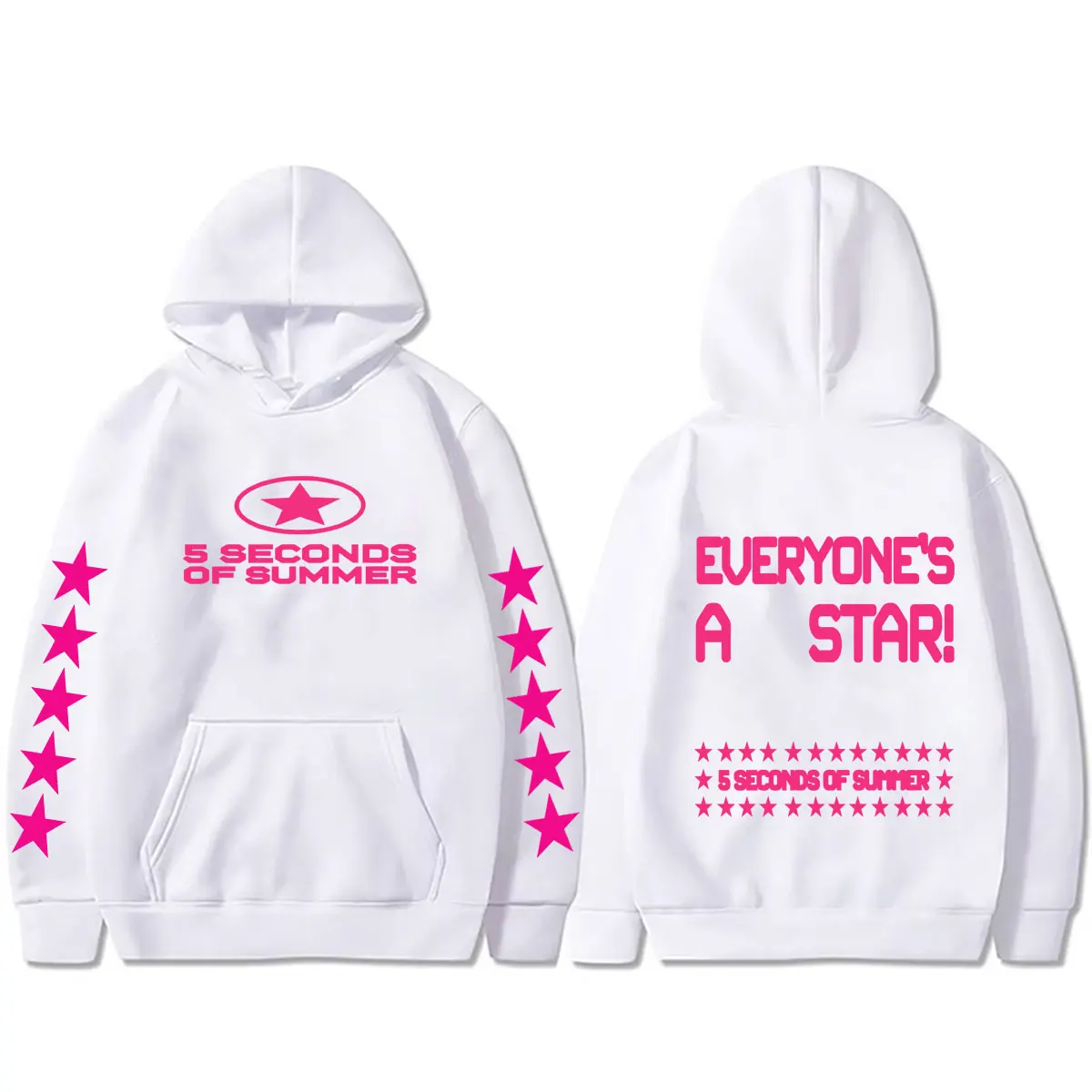 

Hot Sale Punk Rock Band 5 Seconds of Summer Hoodie Everyone's A Star Album 2026 Sweatshirt Men Women Hip Hop Gothic Streetwear