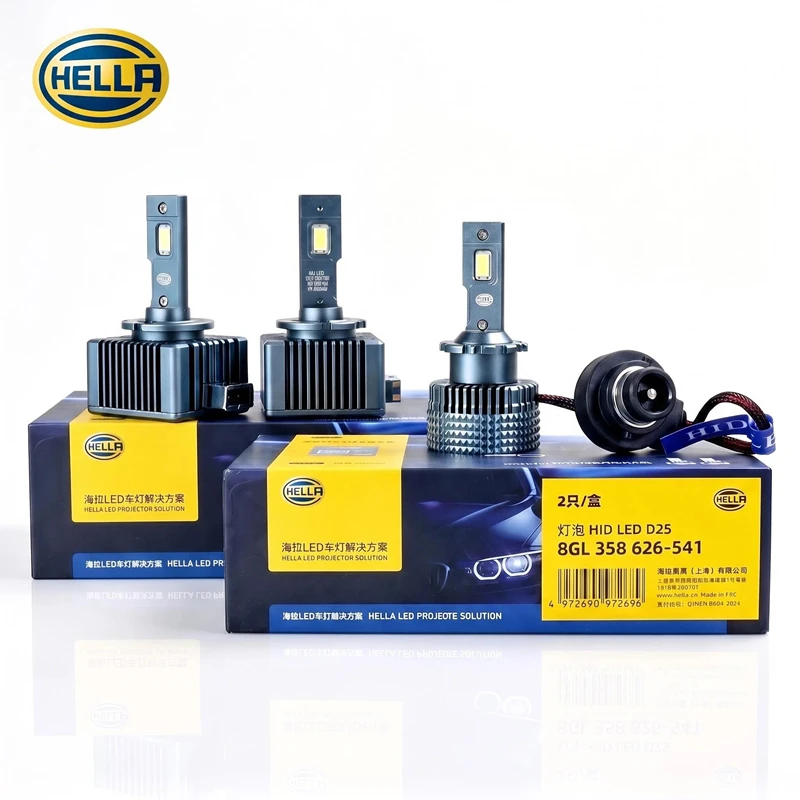HELLA D1S D2S D3S D4S D5S D8S Car LED Headlight Bulbs for HID to LED Upgrade, 12V DC 6500K Bright White Conversion Kit