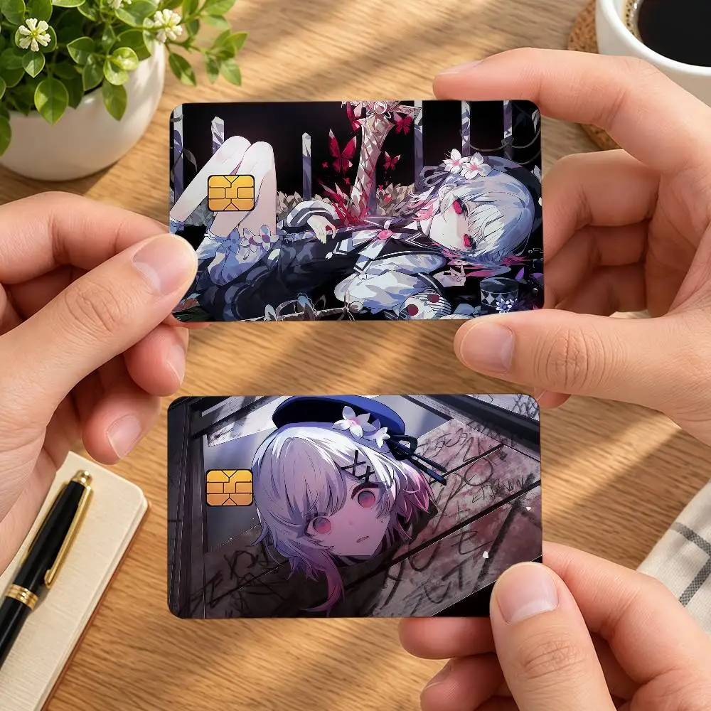 M-Magical Girl Witch Trial Game Ideal Gift Wrapping Option Credit Card Cover Stickers Original Design Card Stickers