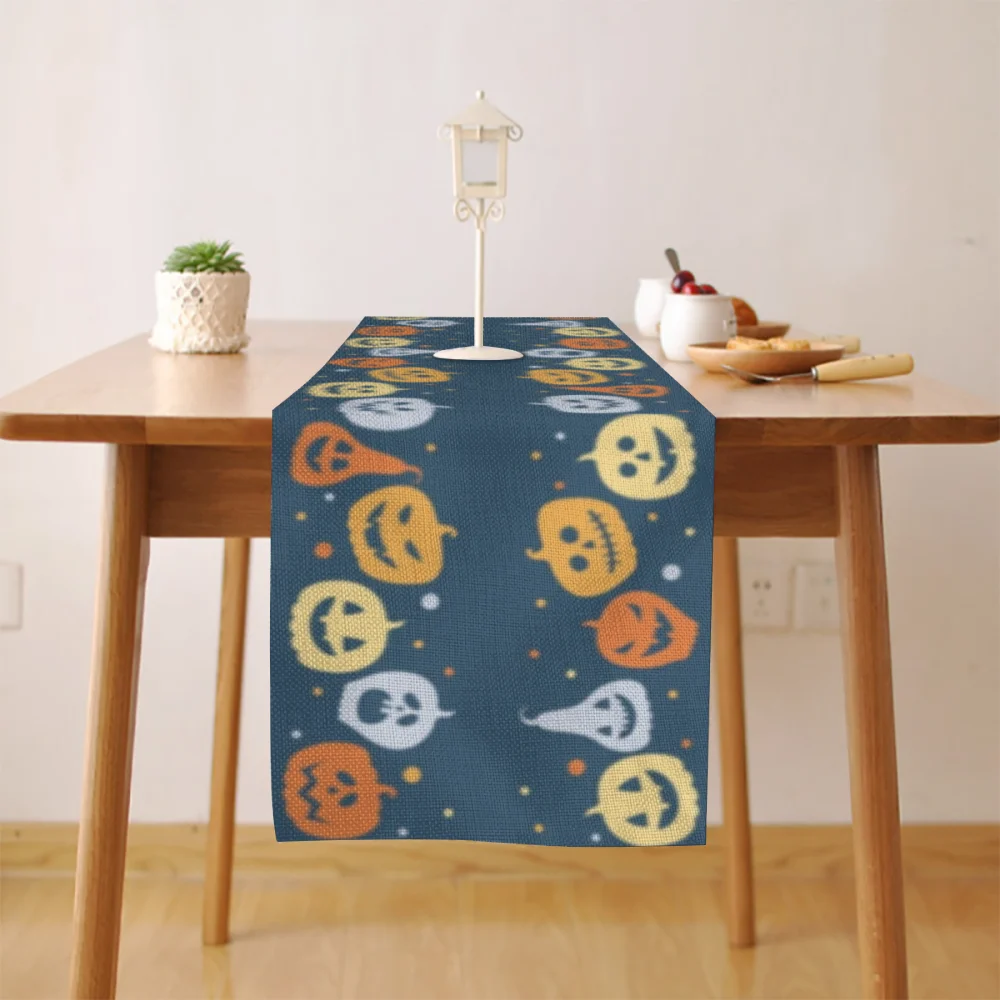 

Halloween Table Runner for table decoration & accessories Thanksgiving Day tablecloth autumn decor