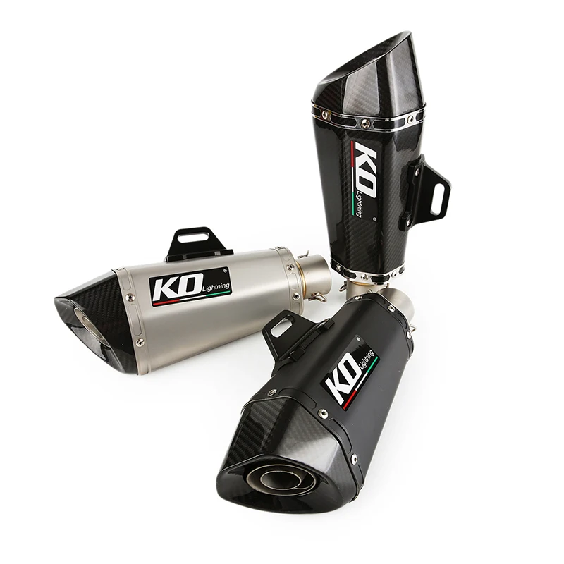 

Универсальная выхлопная труба 51 мм, алюминиевые глушители для мотоцикла, двойной выход, Escape No DB Killer Dirt, нержавеющая сталь