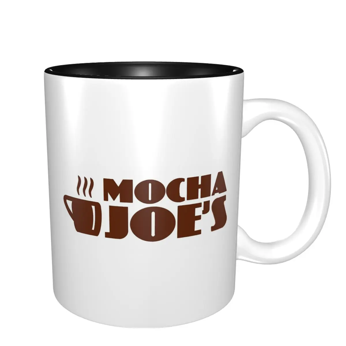 Coffee And Scones - Mocha Joe's Mug Funny Ceramic Coffee Cups Tea Mugs Milk Cup Drinkware Gift for Woman Man