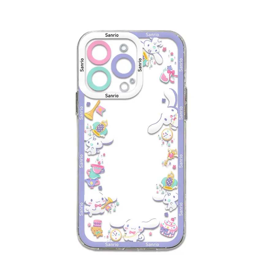 Cute Kuromis Pochaccos Clear Case For Samsung A73 A72 A71 A55 A52 A51 A50 A42 A35 A33 A32 A31 A30 A24 A23 A22 A13 5G Cover