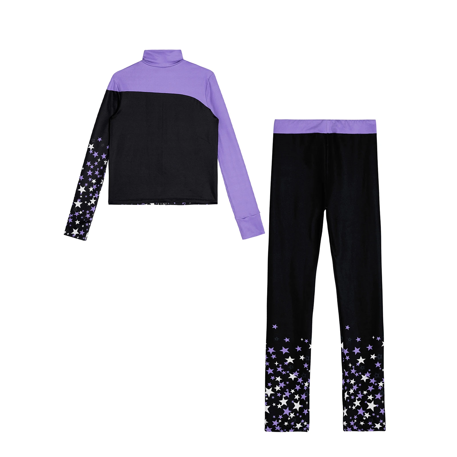 ชุดเลกกิ้งยิมนาสติกลีลาสำหรับเด็ก ชุดเสื้อผ้าวัยรุ่น ชุดเต้นบัลเลต์เด็ก ชุดกีฬา ชุดสเก็ตฟิกเกอร์สำหรับเด็กผู้หญิง