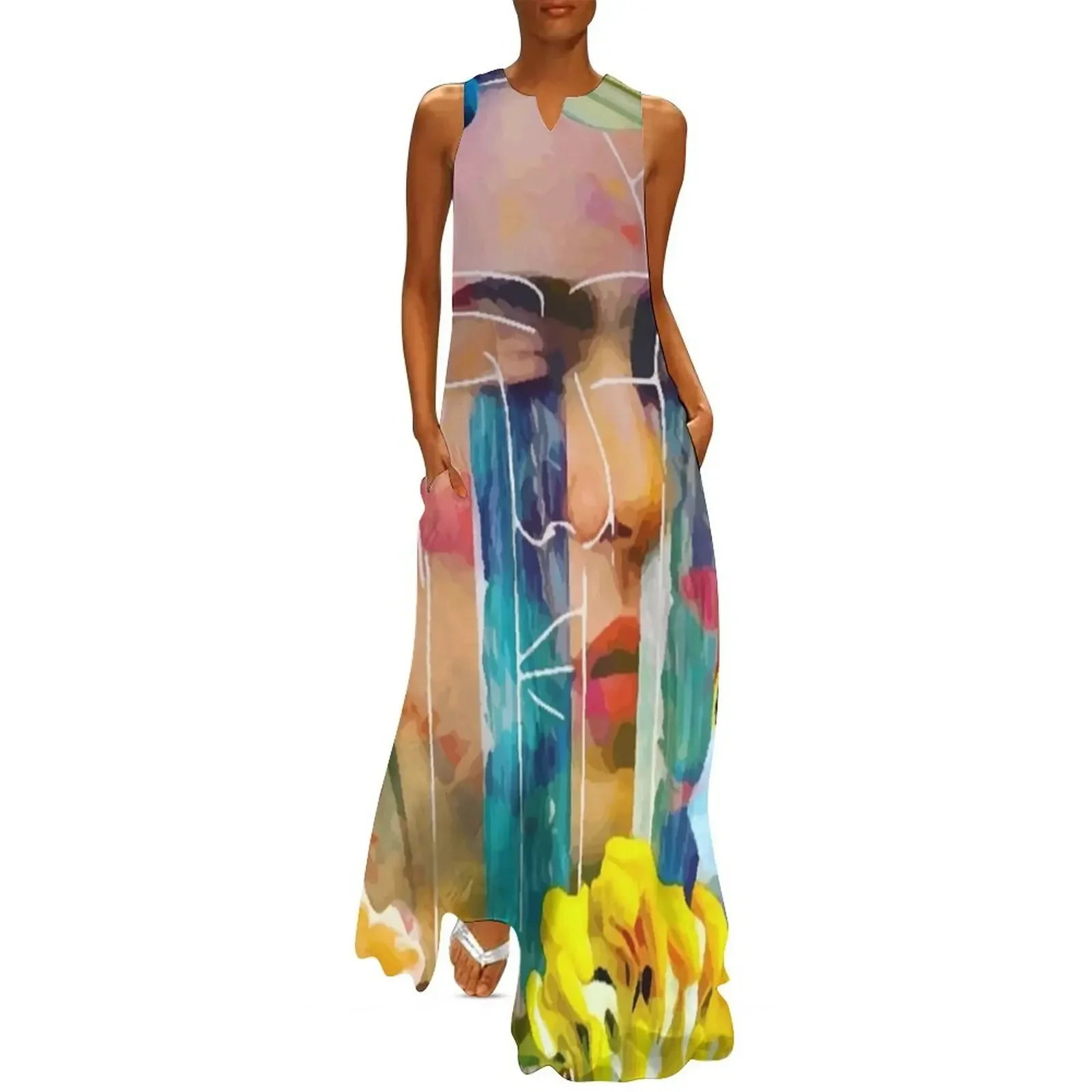 

Crying Water Long Dress summer dresses women clothing 2025 new arrivals elegant women's sets Dress