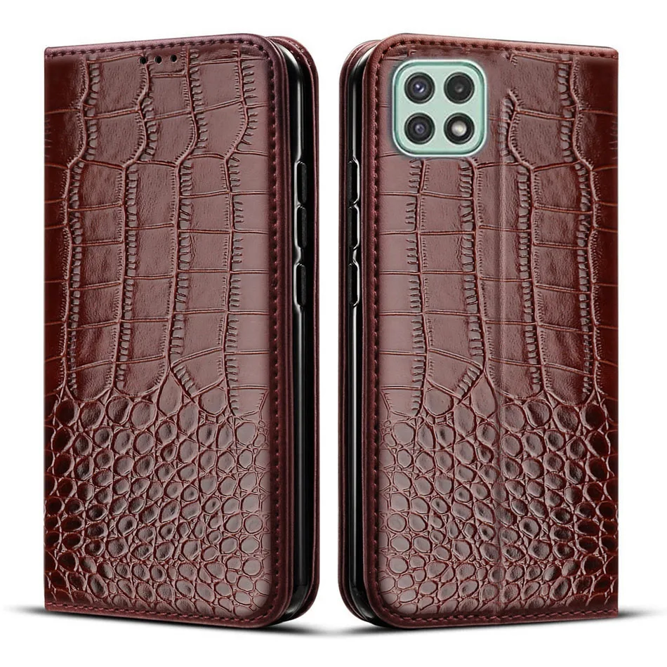 A22 Case For Samsung Galaxy A22 Case A225F Leather Flip Wallet Case For Samsung A22 5G Case A226B Phone Cover Coque Fundas