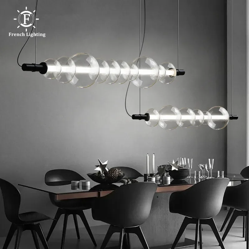 Nordic LED Ceiling Chandelier Room Decorations Glass Pendant Lamp for Dining Room Modern Suspension Chandeliers