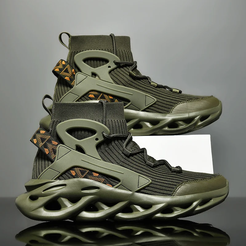 

Мужская осенняя обувь Бестселлер 2025 года — спортивная обувь с дышащей сеткой, амортизирующие кроссовки, скоростные тренировки, противоскользящие Hiki