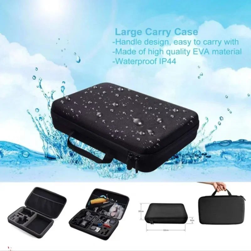 Ckhb-34D 360-Grad-Panoramakamera-Zubehör, 60-in-1-Kombinationsset für 360-Grad-Panoramakamera, Werkzeugtasche mit Halterung