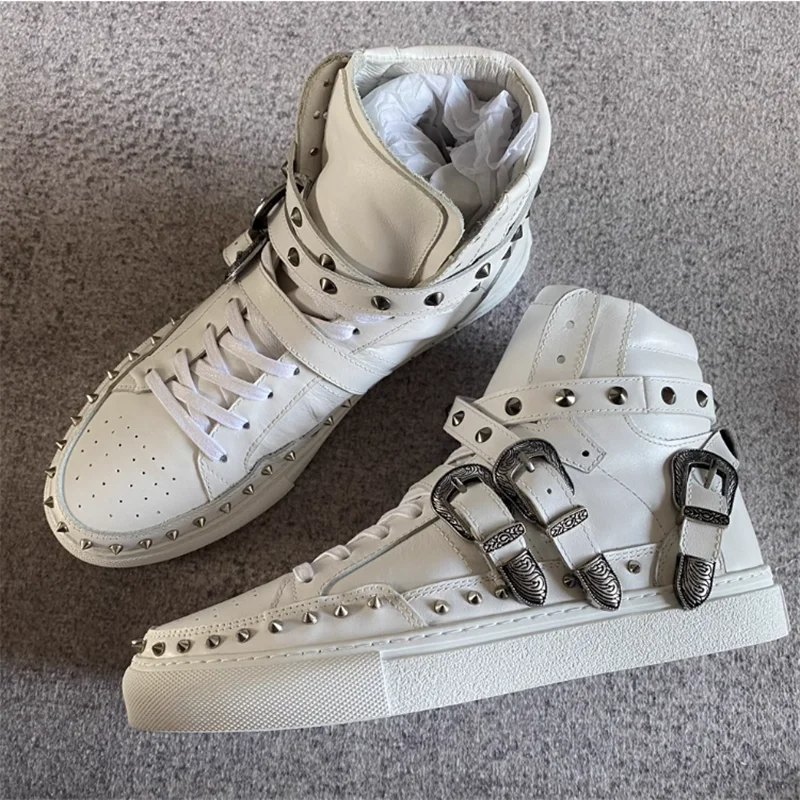 رجل جلد طبيعي برشام التمهيد القصير جولة تو سميكة سوليد الرجال التمهيد الأبيض