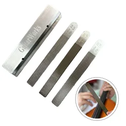 4pcs/Set Guitar Nut Files Fret Crowning Slot Filing Luthier Repair Tool Kit For Guitar Stringed Instruments Guitar Nut Files