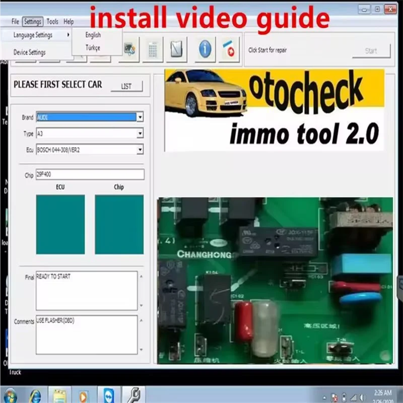 

Repair System for Immobilizer Otochecker software Immo Software Otochecker 2.0 OTO Checker Cleaner Advanced Immo software