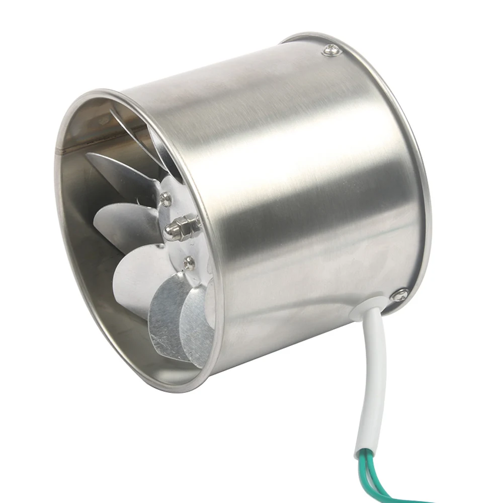 6 Inch Roestvrij Stalen Pijp Afzuigventilator Booster 220V Wc Keuken Opknoping Muur Raam Duct Fan Luchtventilator Extractor Blower