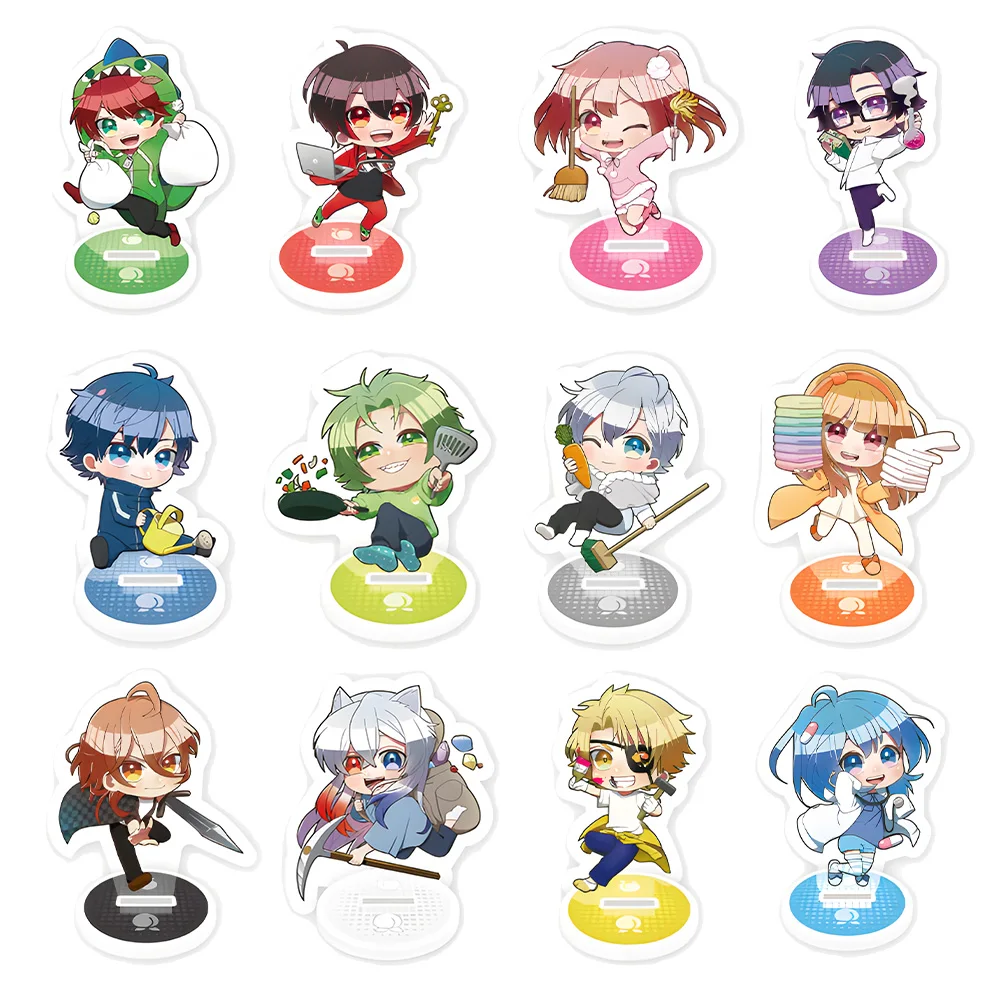 Guo Xiao Luo Store VTuber Colorful peach Official character cute Small Acrylic stand Boys girls holiday gift anime desk ornament